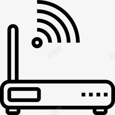 WiFi无线连接路由器图标图标