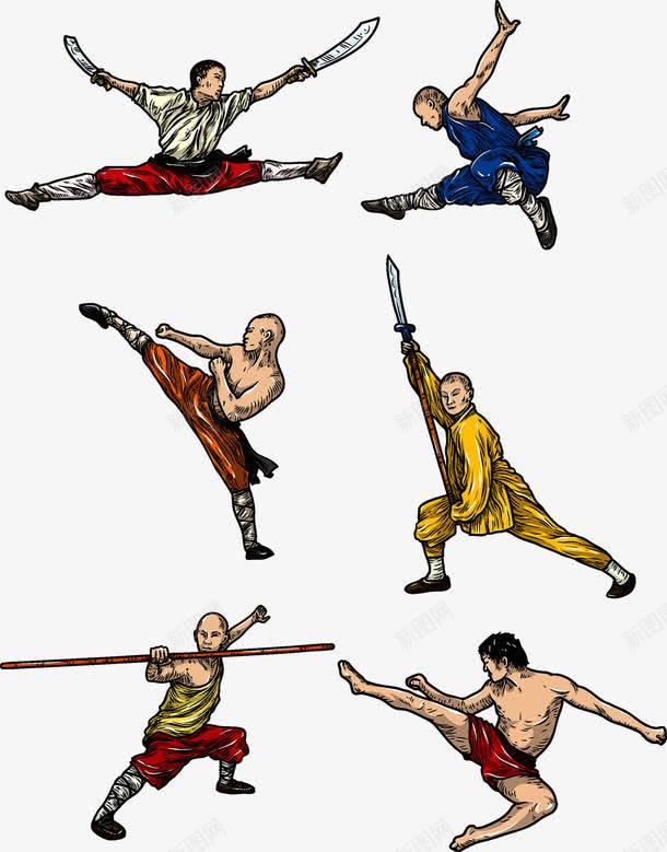 少林武术png免抠素材_88icon https://88icon.com 功夫 少林 少林武僧 武功 武功切磋 武术