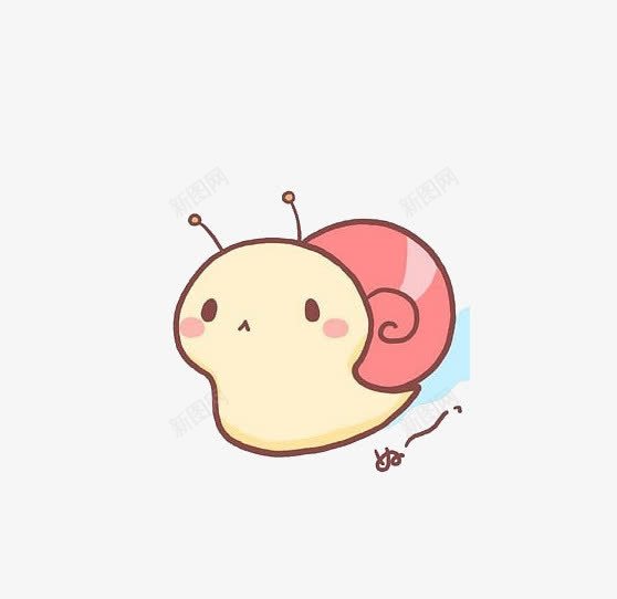 卡通蜗牛png免抠素材_88icon https://88icon.com 动物 卡通 可爱 蜗牛