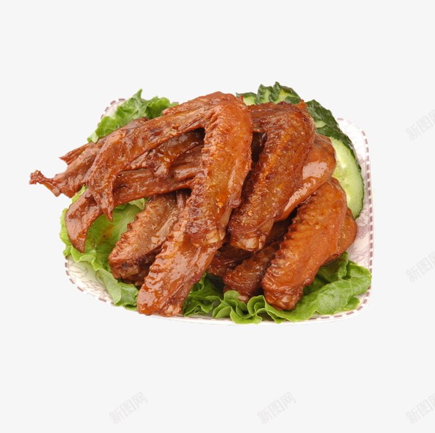 产品实物风味卤鸭翅png免抠素材_88icon https://88icon.com 传统美食 卤味熟食 卤味鸭翅 卤鸭翅 烧鸭套餐 特色鸭翅 酱香鸭翅 风味烧鸭翅 餐饮美食 鸭翅
