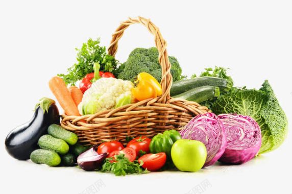 水果蔬菜线性食物精品菜篮子图标图标
