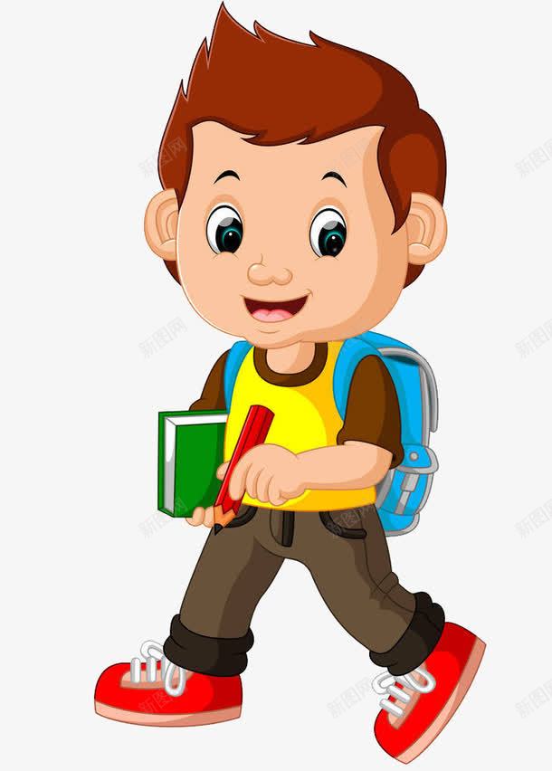 背着书包的男孩png免抠素材_88icon https://88icon.com 书包 书本 人物 儿童 卡通人物 女孩 学习 学生 抱着书 抱着书的人