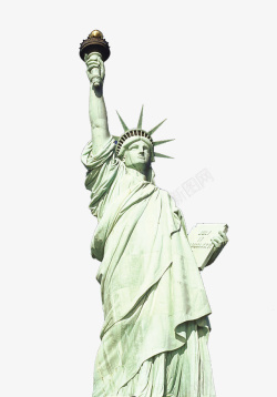 矢量女神像美国自由女神像高清图片