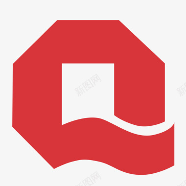金融红色青岛银行logo图标图标