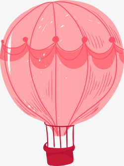 粉色气球装饰素材