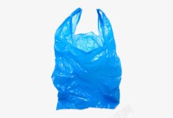 蓝色购物袋购物塑料袋高清图片