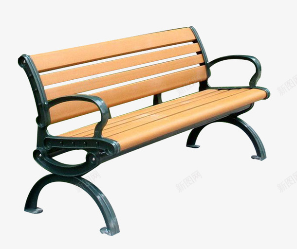 室外公园长椅png免抠素材_88icon https://88icon.com 免抠PNG 公共座椅 公园长椅 创意 室外椅子 木质