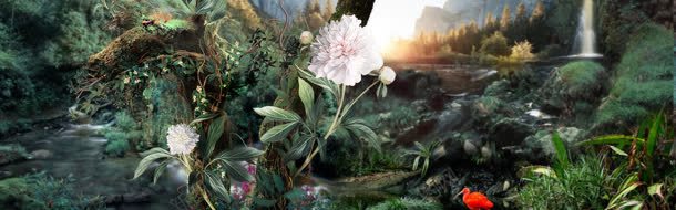 魔境仙踪banner创意jpg设计背景_88icon https://88icon.com 企业 家居 背景 门户