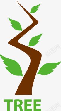 组织结构树环保创意装饰树图标图标