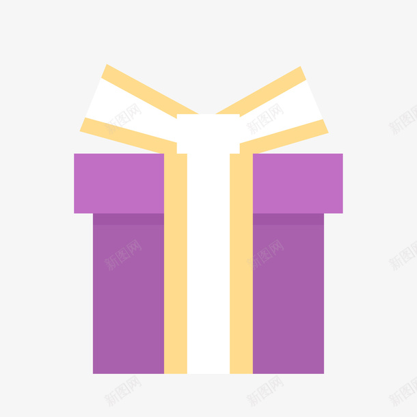 婚礼紫色礼品盒png免抠素材_88icon https://88icon.com 婚礼装饰 生日派对装饰 礼物盒 紫色礼品盒