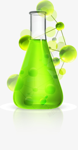 化学元素瓶子矢量图素材