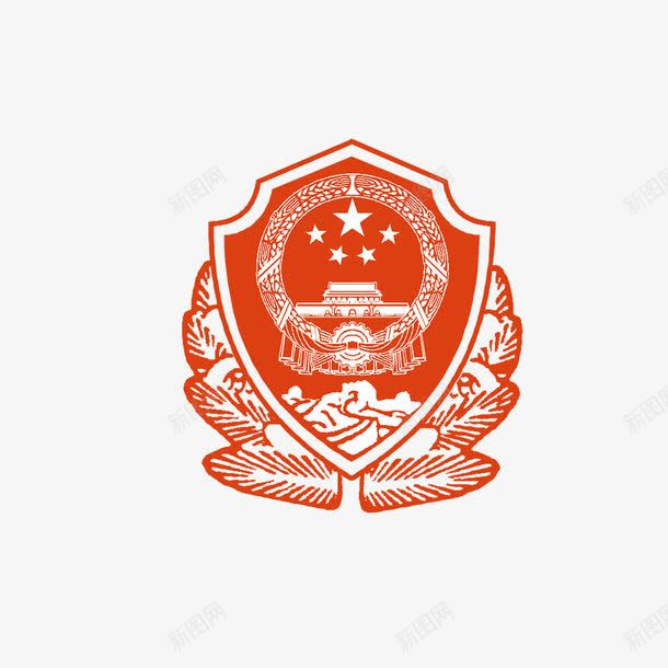 红色徽章png免抠素材_88icon https://88icon.com 五角星 警徽 党建 公安局 手绘 红色 纹理 荣誉 质感