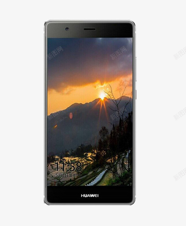 华为P9美颜手机png免抠素材_88icon https://88icon.com 4G Huawei P9 全网通 华为 华为手机p9 拍照 智能 美颜手机 高清