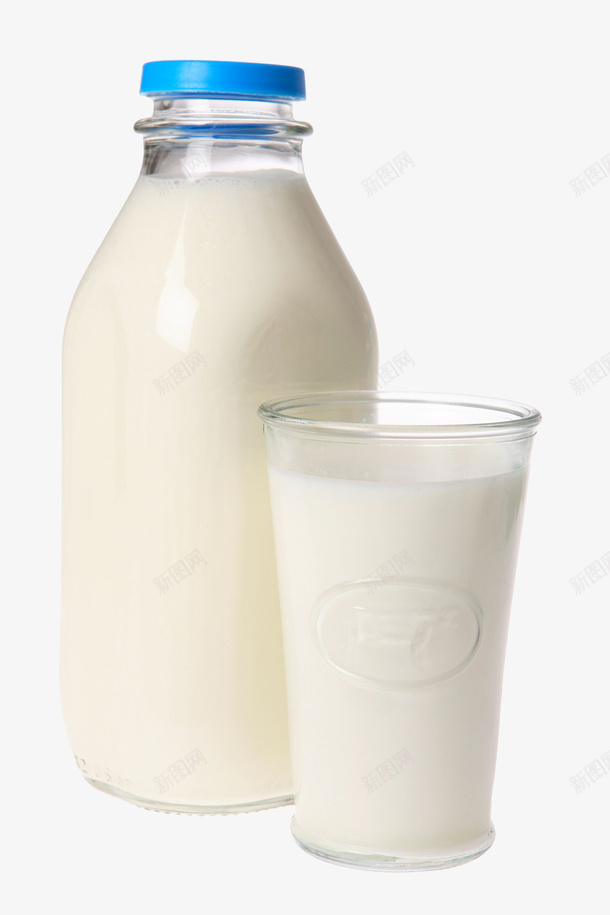 空白包装牛奶png免抠素材_88icon https://88icon.com 乳制品 乳品 牛奶 牛奶乳品 玻璃杯 白色 空白包装牛奶瓶 食物 饮料