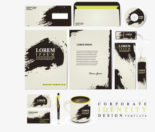 视觉矢量图ai免抠素材_88icon https://88icon.com vi素材 vi设计 包装设计 名片 咖啡杯 商业 商务 墨迹 封面设计 视觉设计 矢量图