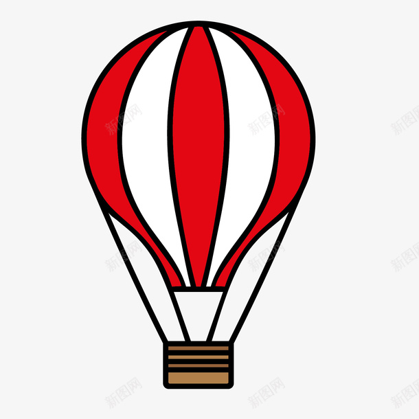 卡通扁平化装饰热气球png免抠素材_88icon https://88icon.com 卡通热气球 卡通热汽球 扁平化热气球装饰 热气球 热气球png 矢量热气球 降落伞