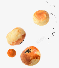 杭州杭州美食蛋黄酥摄影高清图片