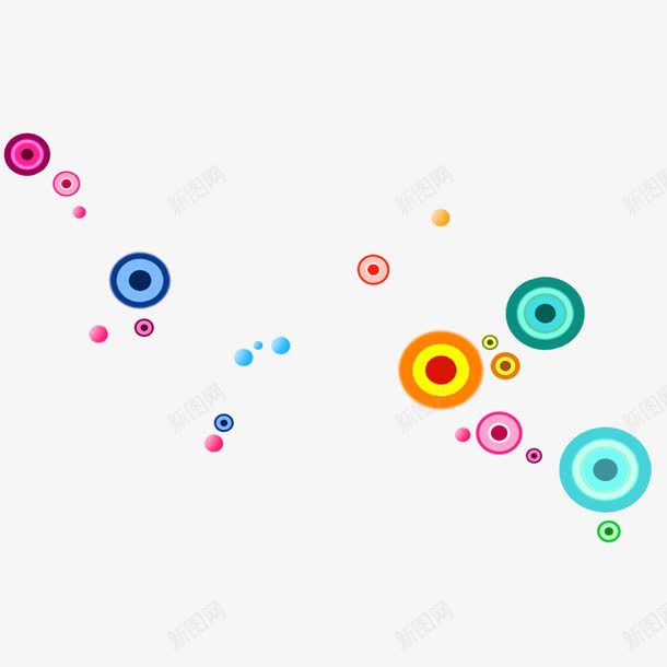 活泼绚丽彩色圆点背景图png免抠素材_88icon https://88icon.com 多彩圆形 活泼可爱 绚丽圆点 绚丽彩色