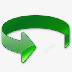 rotate旋转明智的绿色箭头vistaarrowicons图标高清图片