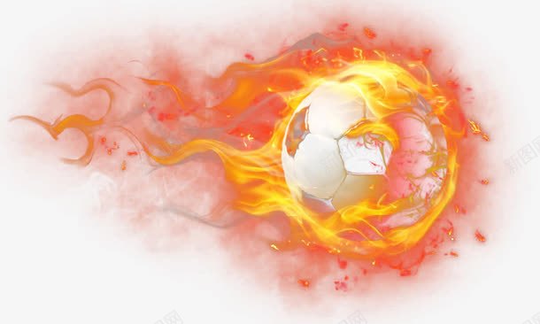 金色火焰足球效果png免抠素材_88icon https://88icon.com 元素 效果 火光四溅 火焰 球 金色