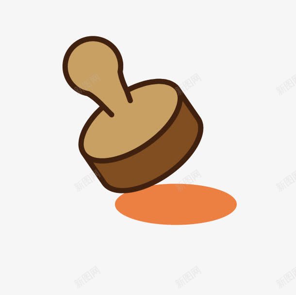 卡通手绘印章png免抠素材_88icon https://88icon.com 办公室用品 卡通印章 卡通文具 印泥戳子 印章 可爱文具 合同印章 学习文具 手盖章 手绘印章 文具 盖章 章刻