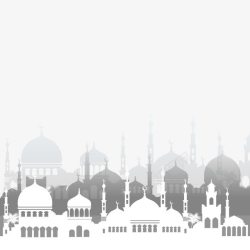 徽式建筑伊斯兰清真寺建筑高清图片