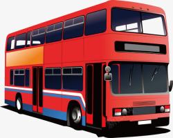 伦敦双层巴士旅游英国双层巴士高清图片