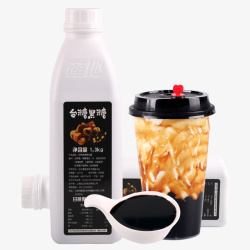 台湾手摇奶茶台湾黑糖脏脏茶饮品高清图片