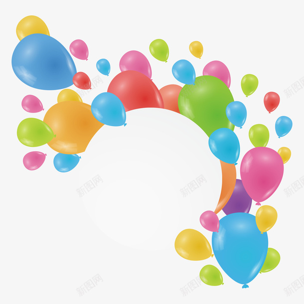 儿童节气球边框元素矢量图ai免抠素材_88icon https://88icon.com 儿童玩耍 儿童节 儿童节快乐 免抠 六一 彩色 气球 氢气球 漂浮 边框 矢量图