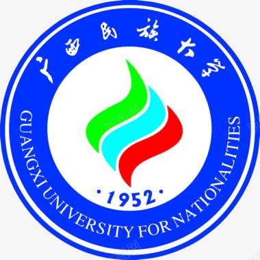 大学logo广西民族大学LOGO矢量图图标图标