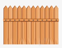 木头栏杆花盆栅栏高清图片