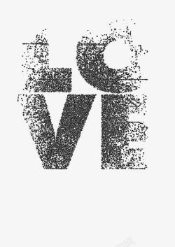 都市爱文字设计LOVE英文艺术字高清图片