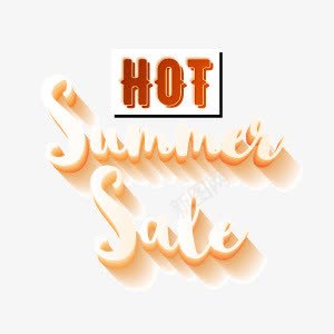 summersale立体投影装饰png免抠素材_88icon https://88icon.com hot sale summer 夏日 字体装饰矢量图 火热 立体投影 销售