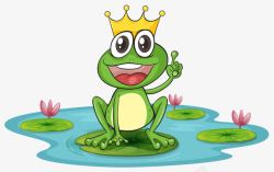 戴皇冠的猪戴皇冠的青蛙高清图片