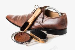 鞋油鞋刷皮鞋素材
