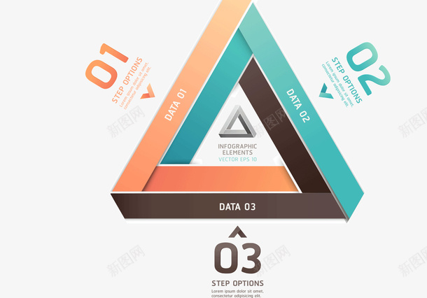创意三角形分类栏png免抠素材_88icon https://88icon.com 三角形 分布图 创意 商务 数字 金融