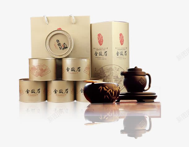 茶叶包装png免抠素材_88icon https://88icon.com 包装 茶具 茶叶