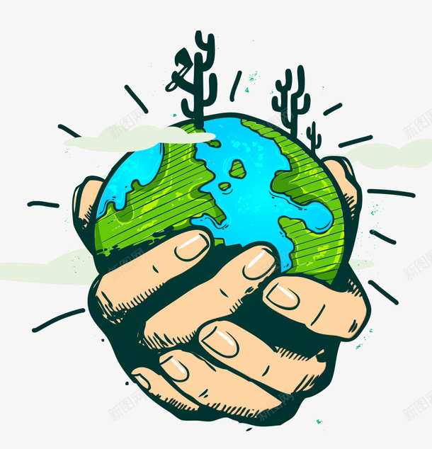 世界地球日爱护地球主题psd免抠素材_88icon https://88icon.com 世界地球日 保护环境 爱护地球 绿色低碳 绿色循环 节能环保
