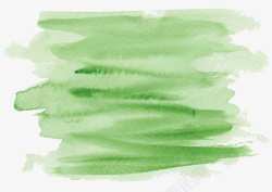 绿色清新背景手绘水彩涂鸦素材