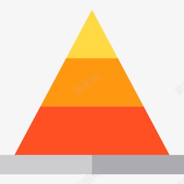 业务金字塔图图标图标