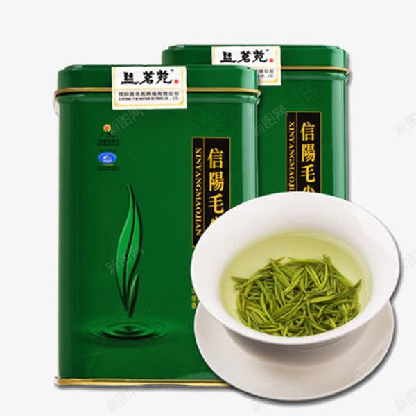 毛尖绿茶png免抠素材_88icon https://88icon.com 产品包装 产品实物 信阳毛尖 茶叶