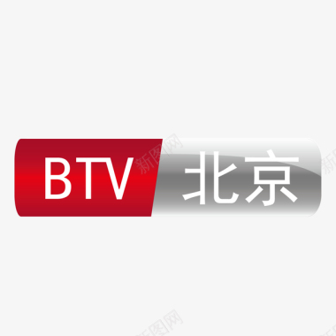 红色渐变红色北京卫视logo标志矢量图图标图标