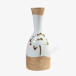 桌面装饰品中国风陶瓷荷花花瓶高清图片
