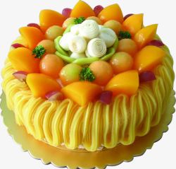 芒果节日蛋糕水果素材