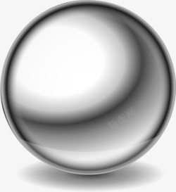 灰色圆球挂饰手绘不锈钢球高清图片