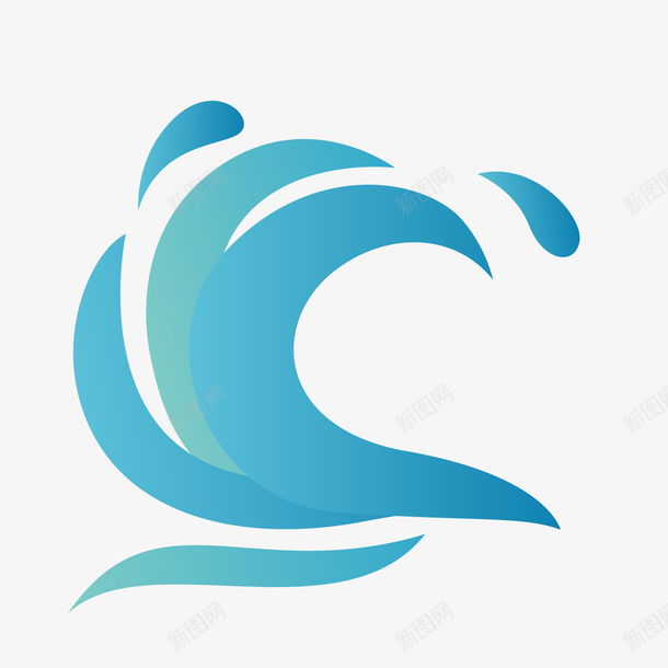 蓝色卡通海浪png免抠素材_88icon https://88icon.com 卡通海浪 卷起的海浪 水滴 海上风浪 海浪动画 海浪形状 精美的海浪 背景装饰 蓝色浪花 蓝色海浪