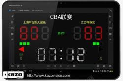 液晶显示CBA篮球联赛智能记分牌高清图片