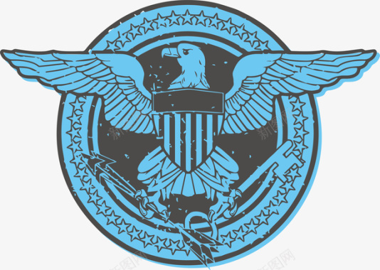 动物雄鹰logo矢量图图标图标