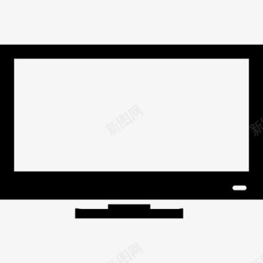 屏幕广泛的电视图标图标