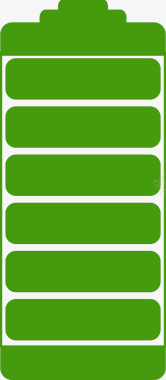绿色PNG绿色环保满格电池图矢量图图标图标